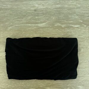 Free People Black Short Sleeve Tee